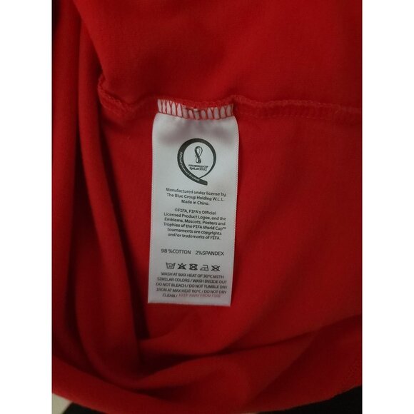 2022 FIFA World Cup Qatar Korea Republic Official Licensed Red T-Shirt Unisex L - Picture 5 of 6